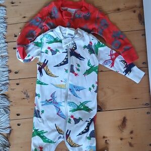 Lot of two Hannah Anderson onesies pjs